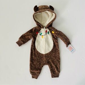 Just One You by Carters | Reindeer Antler Hooded Jumpsuit NWT New Born NB
